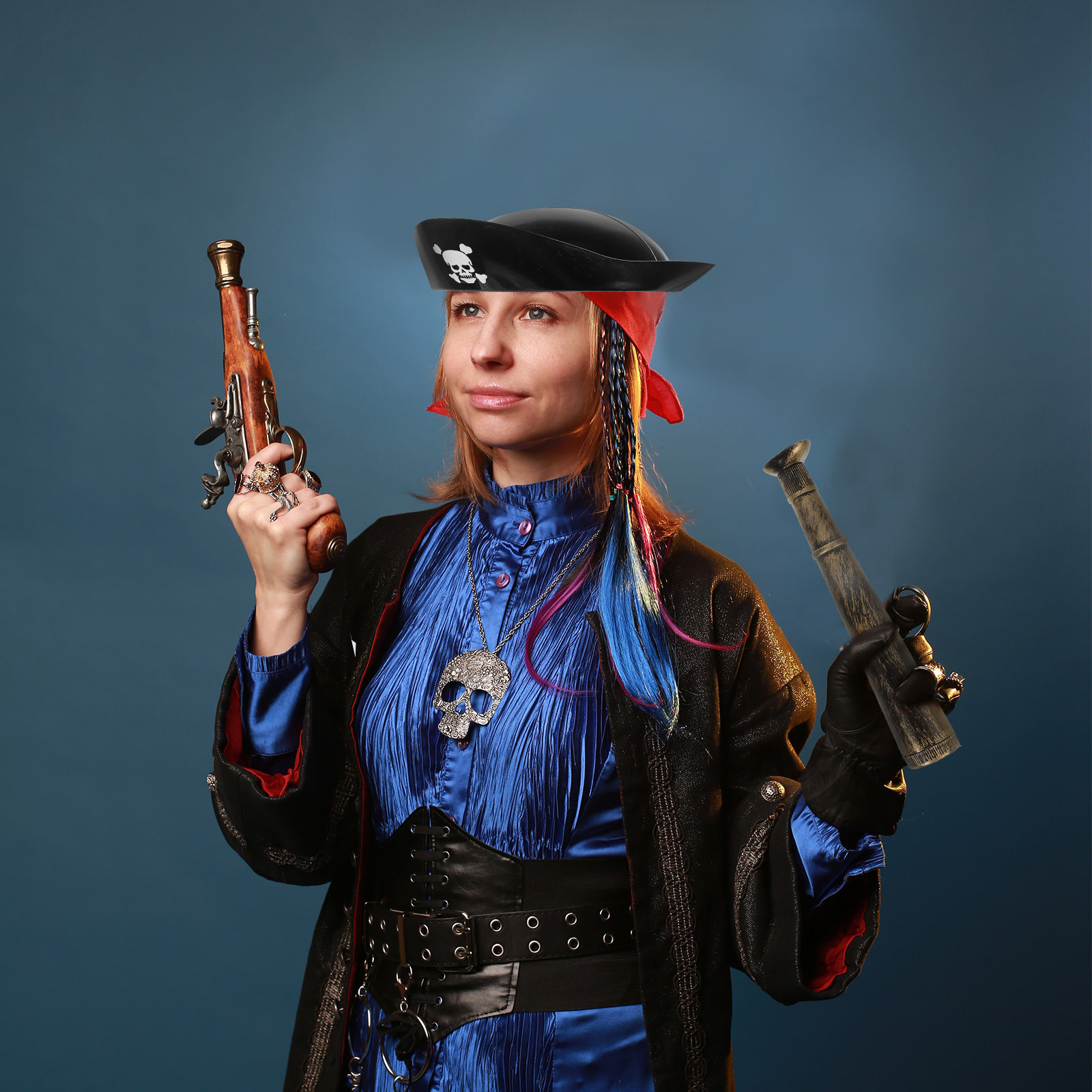 Easy Cosplay Prop - Kit de costume de pirate, tenue