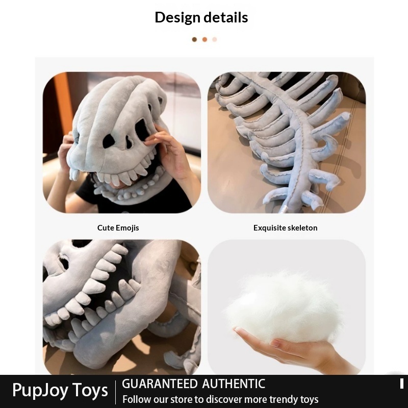 Cosplay Fire Prop - Chapeau en peluche de squelette de
