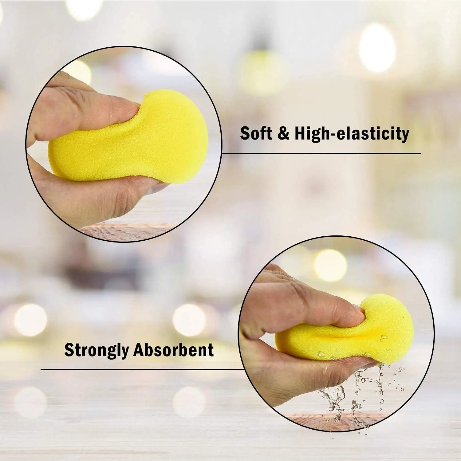 10 éponges rondes en mousse cé - Foam Clay Sculpt avis et prix